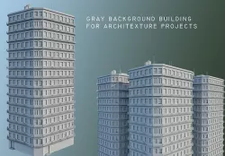 Background Building for Architecture Projects 1 3D model