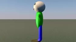 Baldi Rigged Cartoon 3D model
