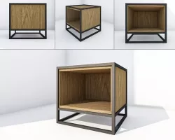Bedside Table 001 am 3D model