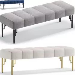 Bench WHITNEY by Cazarina Interiors 3 Colors Version 3D model
