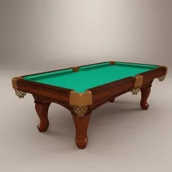 Berner Billiards Pool Table 3D model