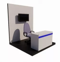 Booth  3D model
