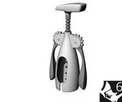 Bottle opener 3D model