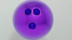Bowling Ball Purple 3D model