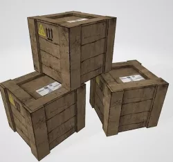 Box Models with Substance Painter - Kutu Modellemesi Low-poly 3D model