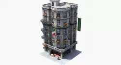 Cafe Diner 3D model