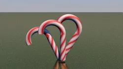 Candy Canes 3D model