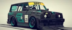 Cartoon Drift Car 3D model