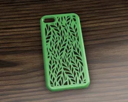CASE IPHONE 7-8 LEAF MOTIVE 3D model