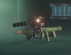 CG Guns with rig and textures 3D model