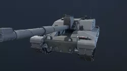 Challenger 2 Tank Low-poly 3D model