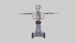 Chef Bot-FNAF Security Breach Low-poly 3D model