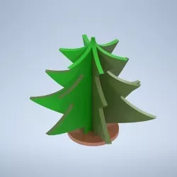 Christmas tree decor 3D model
