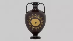 Clay Pot Sun 3D model