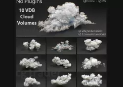clouds - 3D Volumetric cloud 3D model