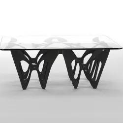 Coffee table Butterfly Low-poly 3D model