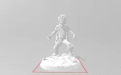 deku with eri my hero academia 3D model