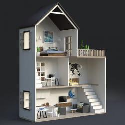 Dollhouse 3d model online