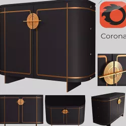 Edmondson Cabinent THE BETH WEBB COLLECTION 3D model