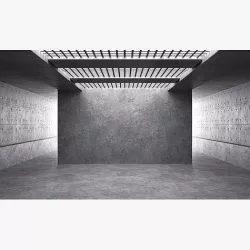 Empty room interior 01 3D model
