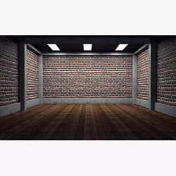 Empty room interior 05 3D model