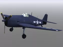 F6F hellcat 3D model