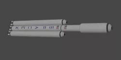 Falcon Heavy 3D model