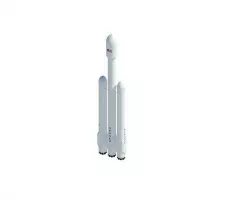 FALCON HEAVY SPACEX 3D model