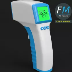 Forehead thermometer 3D model