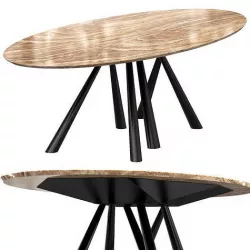 Forest oval Table 3D model