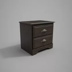 Furniture Low-poly 3D model