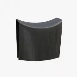 Gallery Stool-Black ash wood Low-poly 3D model
