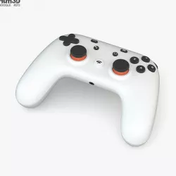 Google Stadia Controller 3D model