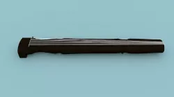 Gu Qin Zither 3D Model 3D model