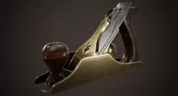 Hand Held Bench Planer Low-poly 3D model