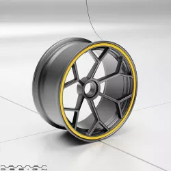 Hexagon Wheel 3D model