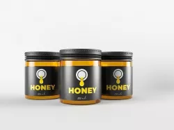 Honey Jar 3D Cosmetic Jar  3D model