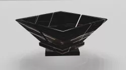 Household item in Sahara Noir Marble Stone Low-poly 3D model
