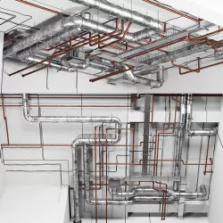 Industrial ceiling  3D model