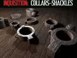 Inquisition - Collars and Shackles Low-poly 3D model