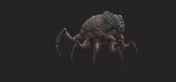 Insect worms  Low-poly 3D model
