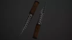 Knife from Fear The Walking Dead  Low-poly 3D model