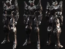 Knight Mordred the Mech 3D model