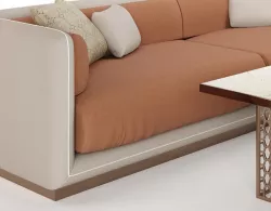 Living Room Sofa Coffee table set 3D model