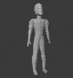 Low-Poly Human Model 3D model