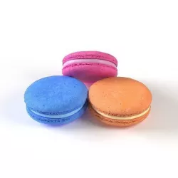 Macarons 3D model