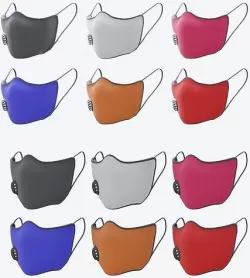 Male and female modern face mask 3D model