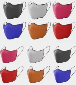 Male and female modern face mask 3D model