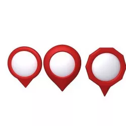 Map Pointers 3D model