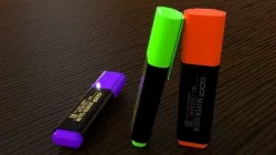 marker pen - highliting pen - glow pen 3D model
